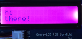 LCD RGB Backlight in Operation