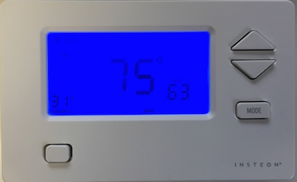 INSTEON wired thermostat