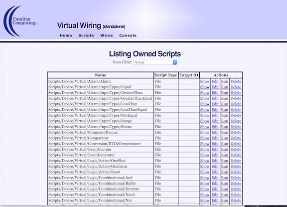 Virtual Device Scripts